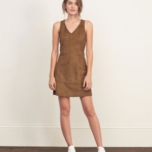 Abercrombie & Fitch Vegan Suede Dress Mini Bro